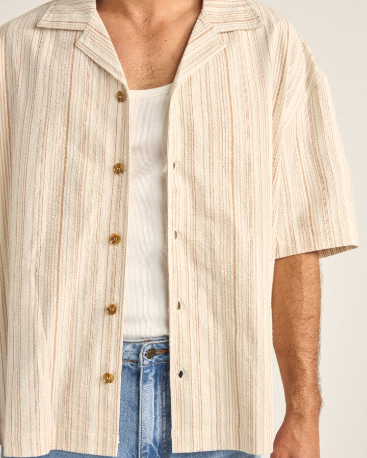 Rhythm Benny Relaxed Stripe Shirt 