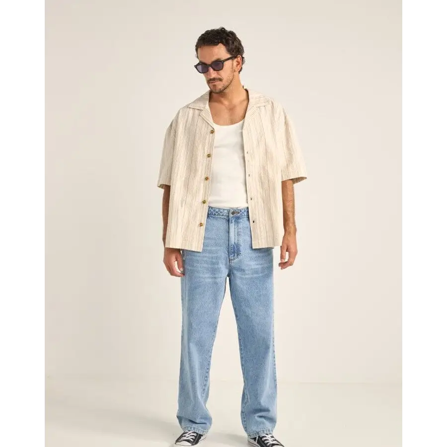 Rhythm Benny Relaxed Stripe Shirt 