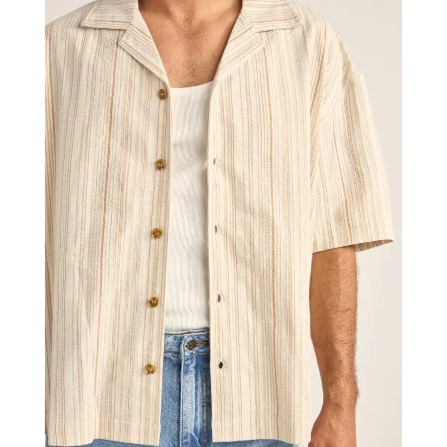 Rhythm Benny Relaxed Stripe Shirt 