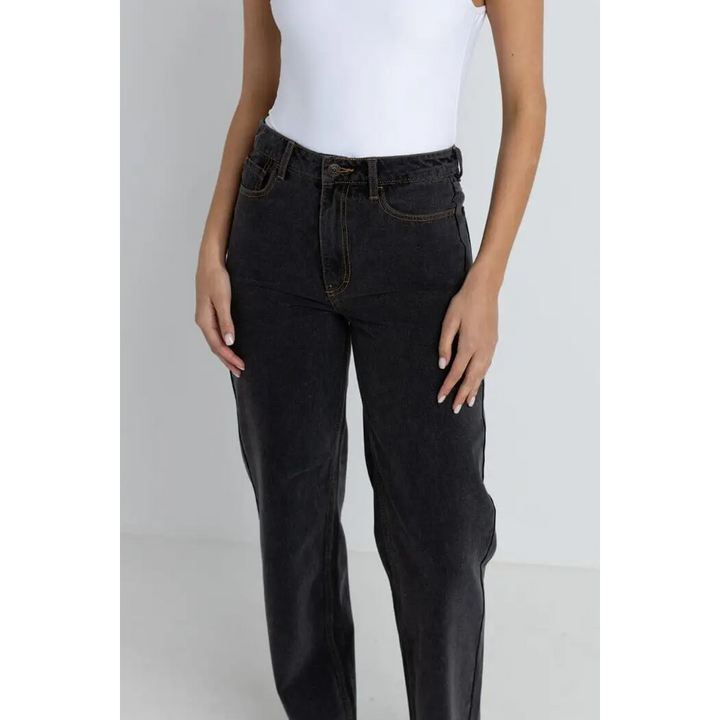 Rhythm Beyond Relaxed Leg Jeans Grey 6 