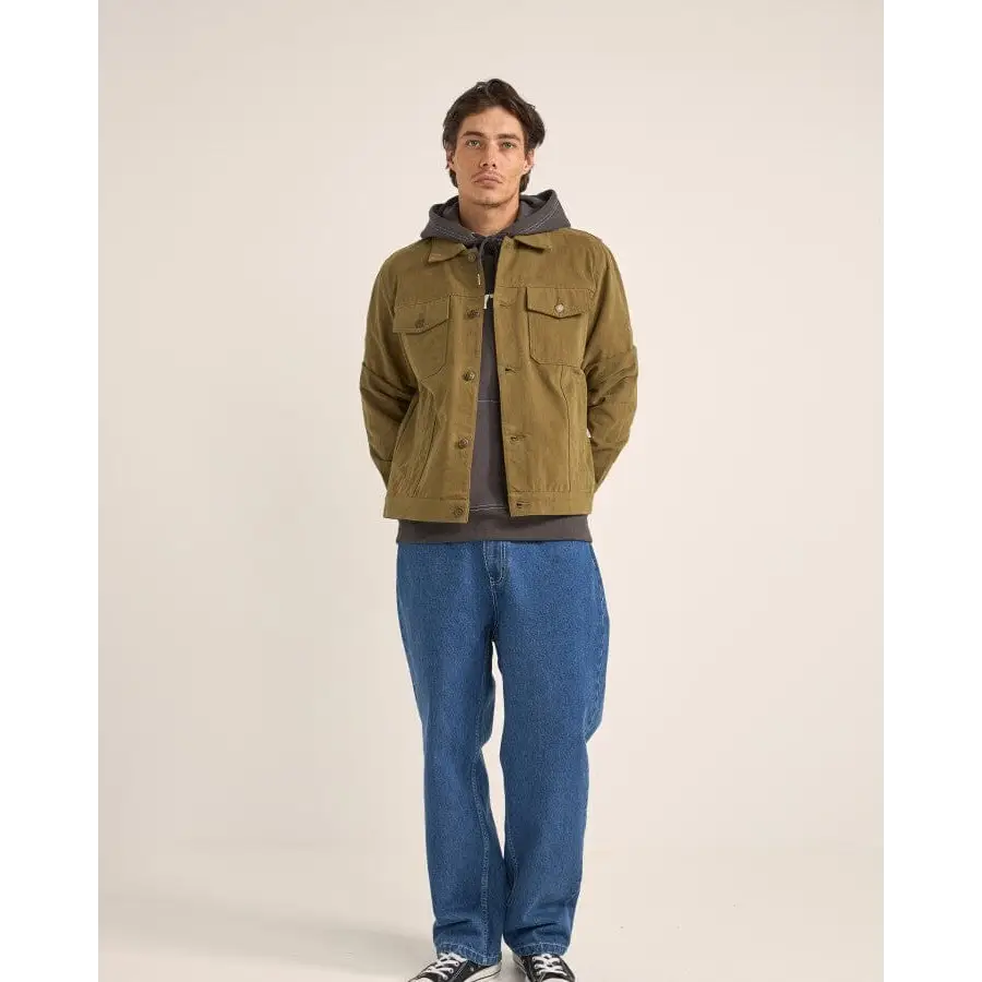 Rhythm Brushed Twill Trucker 