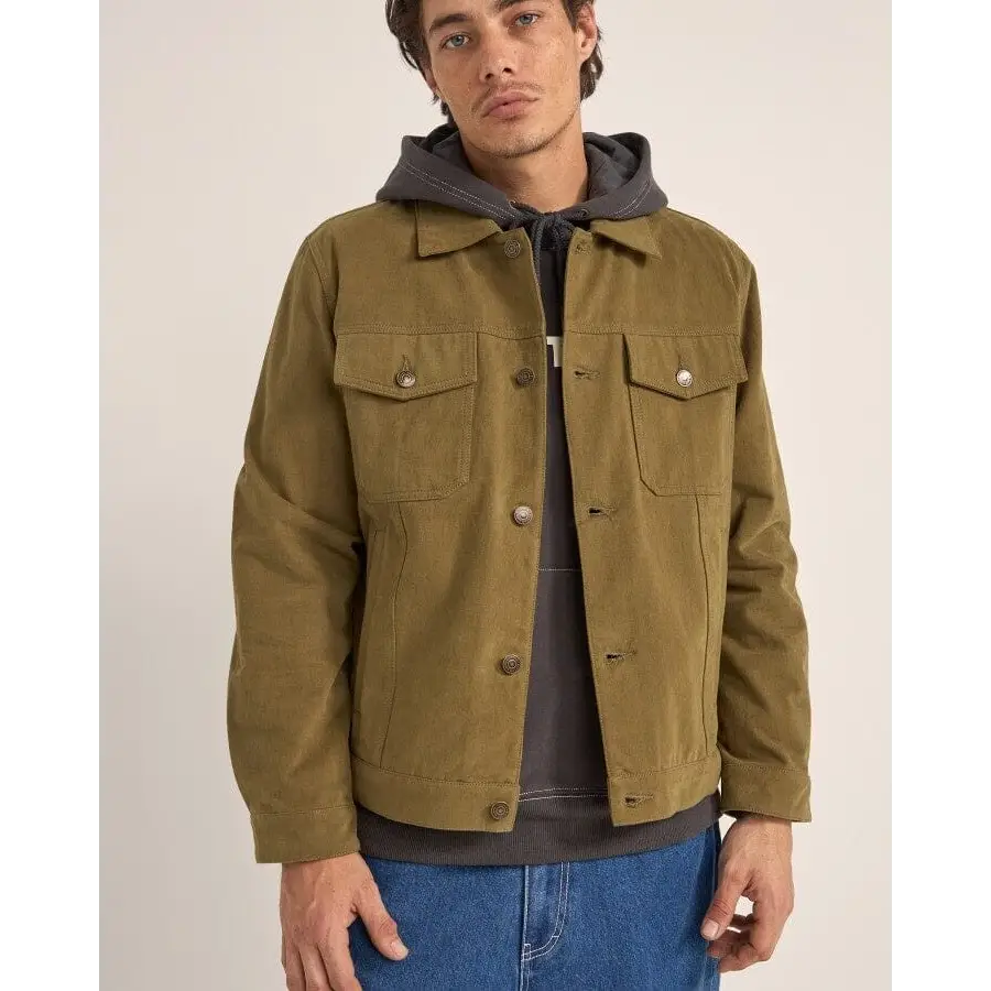 Rhythm Brushed Twill Trucker 