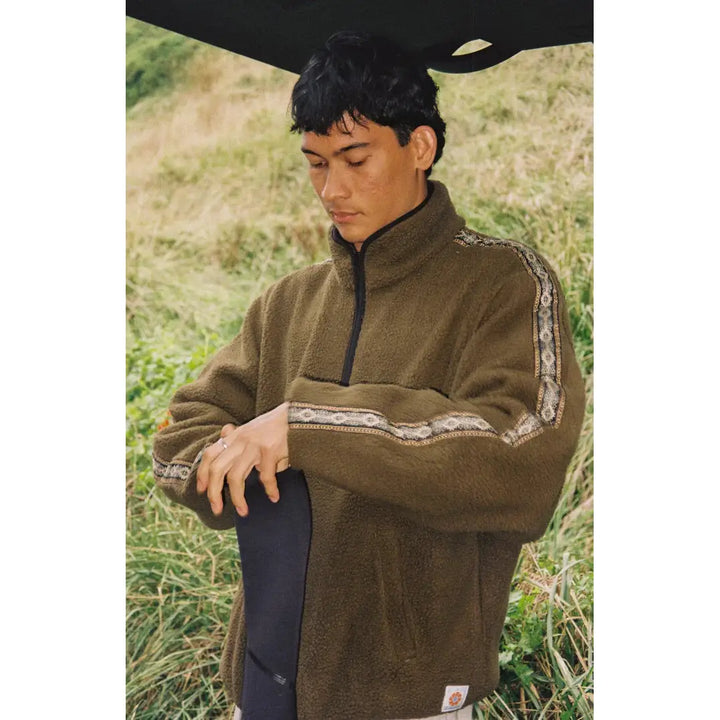 Rhythm Camp Quarter Zip Sherpa Fleece