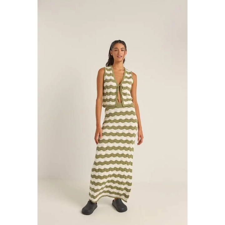 Rhythm Carmen Stripe Knit Vest 