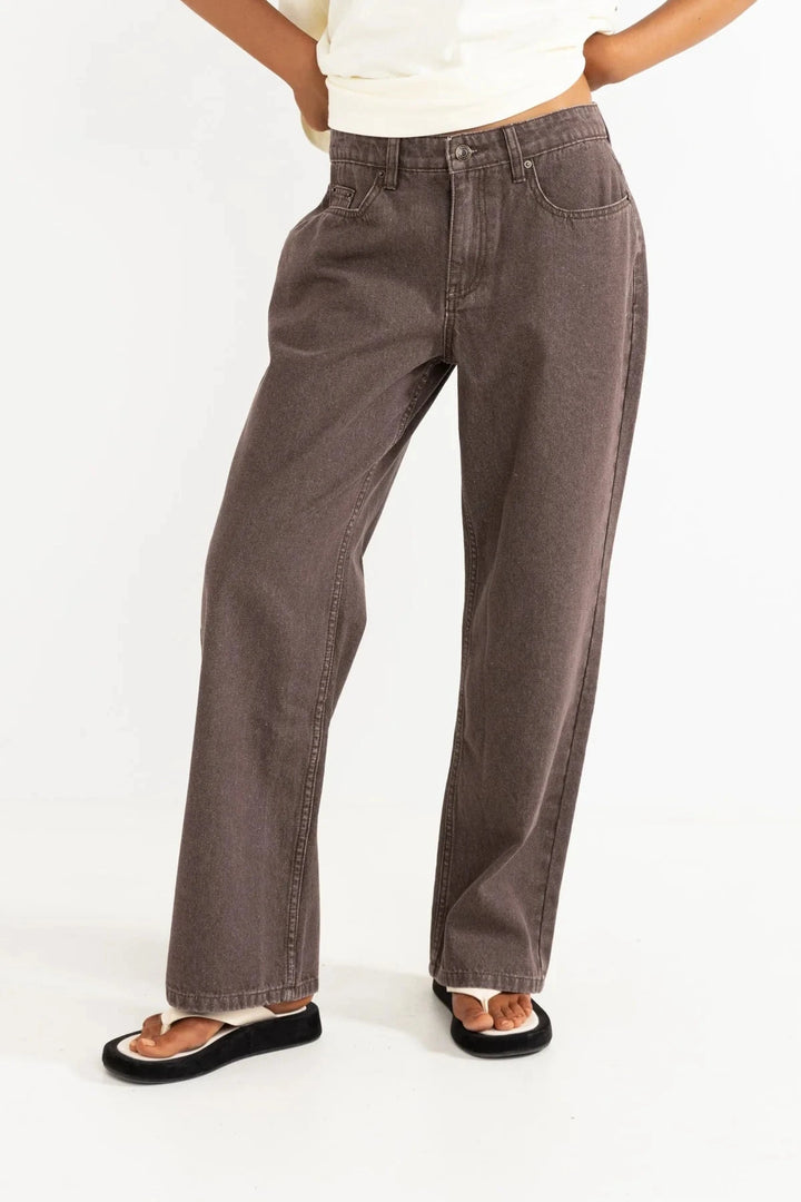 Rhythm Charlie Low Rise Denim Jeans 