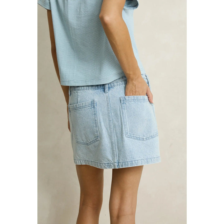 Rhythm Charlie Low Rise Mini Skirt