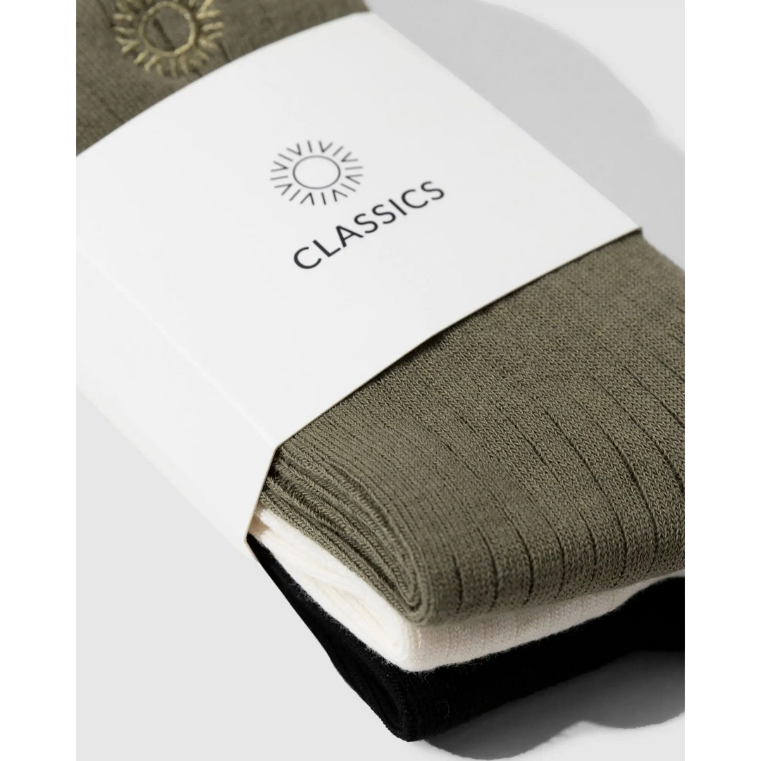 Rhythm Classic 3 Pack Socks 