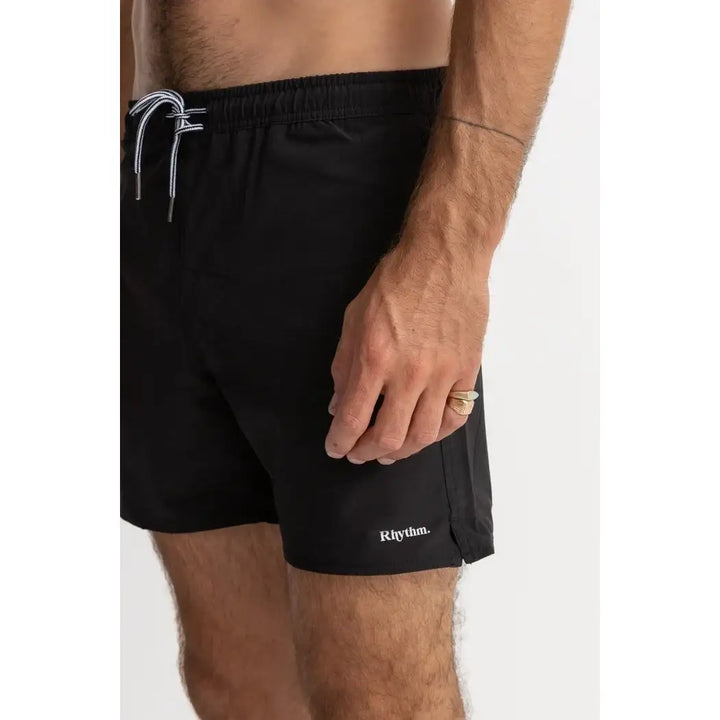 Rhythm Classic Beach Short - Black - Black / 30