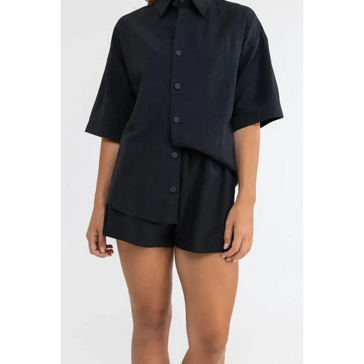 Rhythm Classic Beach Short Black 8 