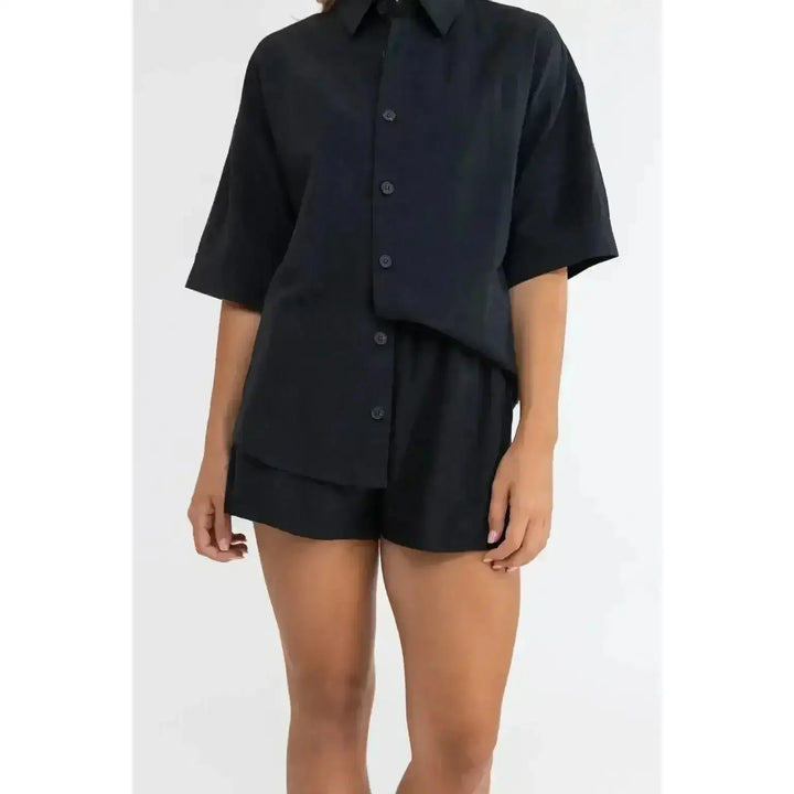 Rhythm Classic Beach Short Black 8 