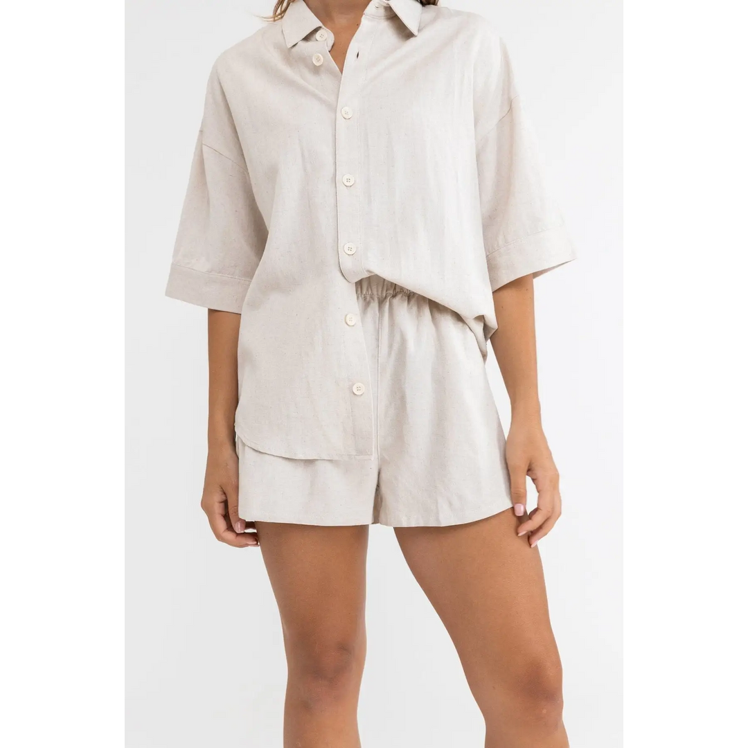 Rhythm Classic Beach Short Oat 12 