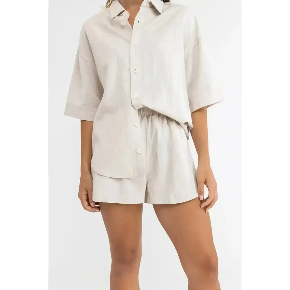 Rhythm Classic Beach Short Oat 12 