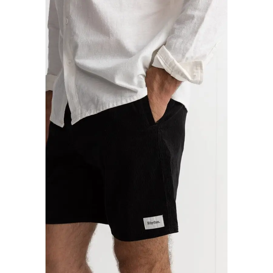 Rhythm Classic Cord Jam Shorts Vintage Black 32 