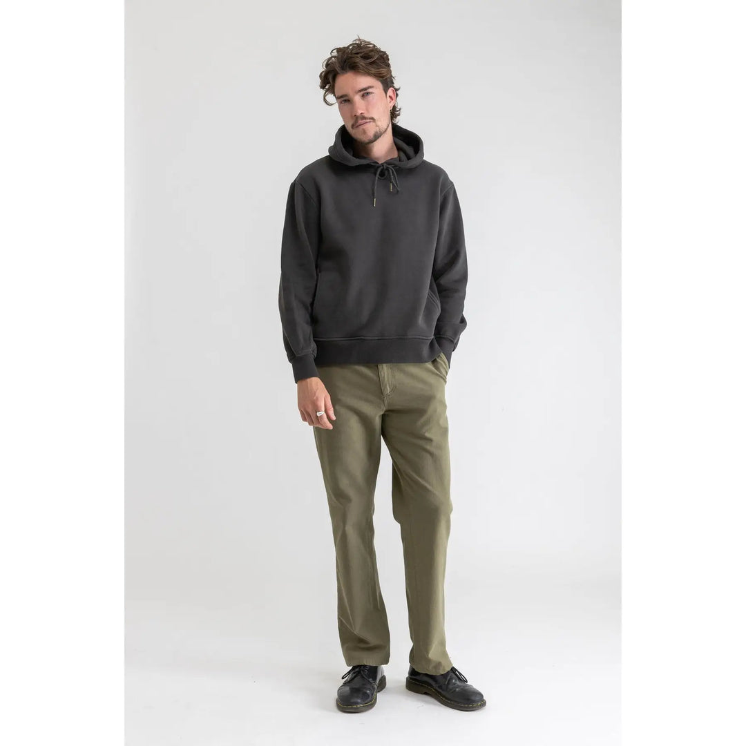 Rhythm Classic Fleece Hood - Vintage Black