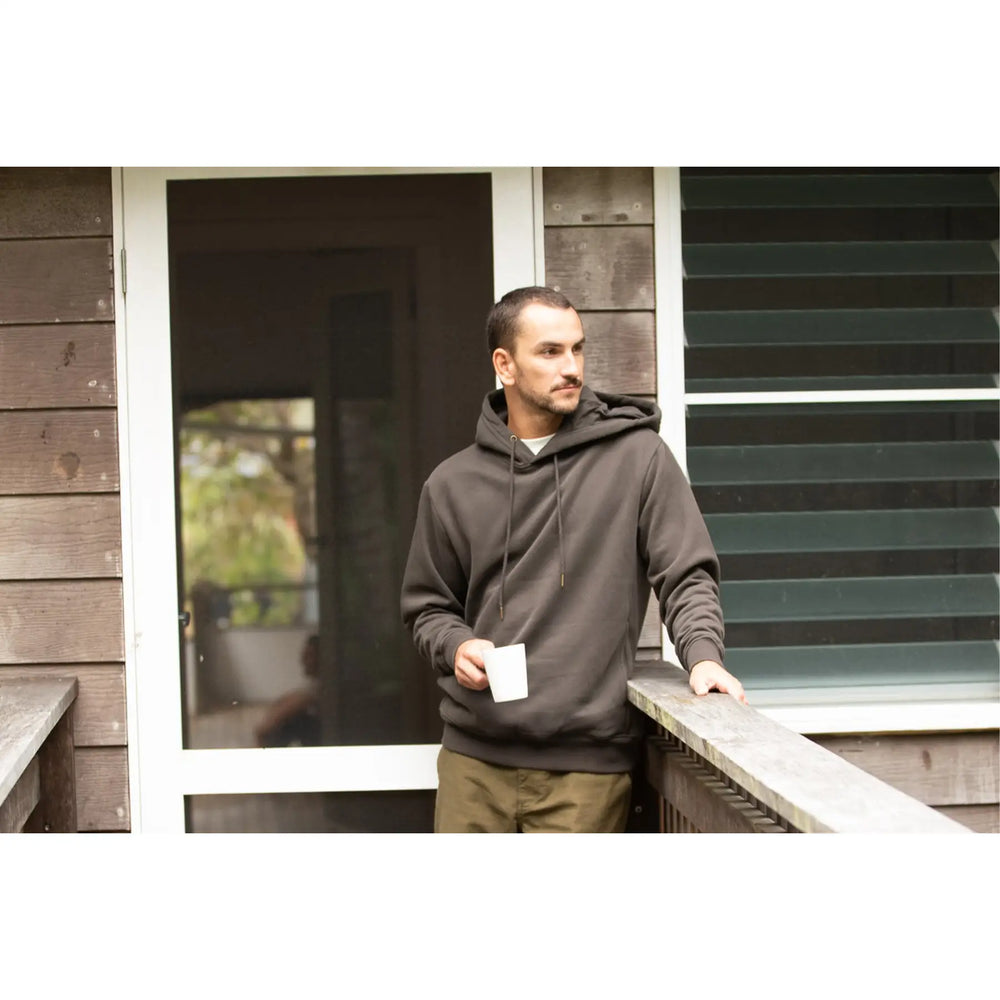 Rhythm Classic Fleece Hood - Vintage Black