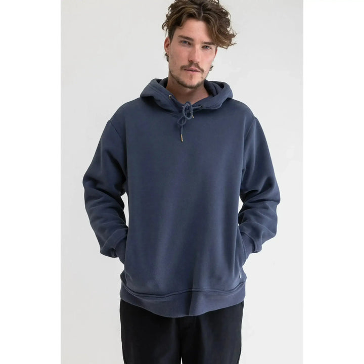 Rhythm Classic Fleece Hood Worn Navy S 