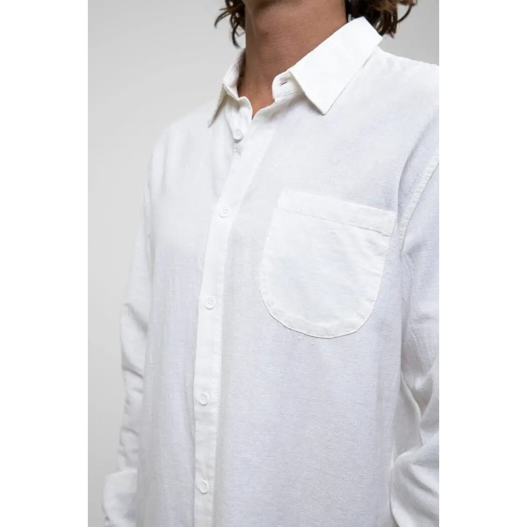 Rhythm Classic Linen Long Sleeve Shirt 
