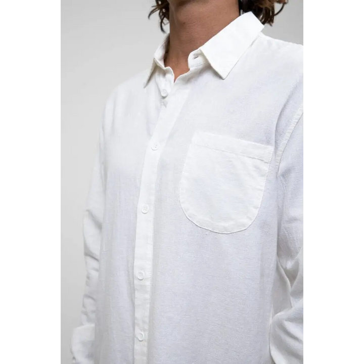 Rhythm Classic Linen Long Sleeve Shirt 