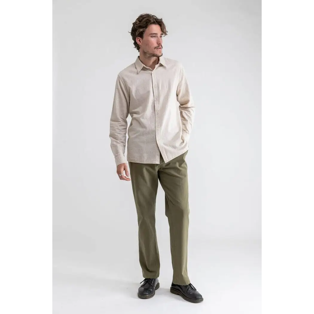 Rhythm Classic Linen Long Sleeve Shirt 