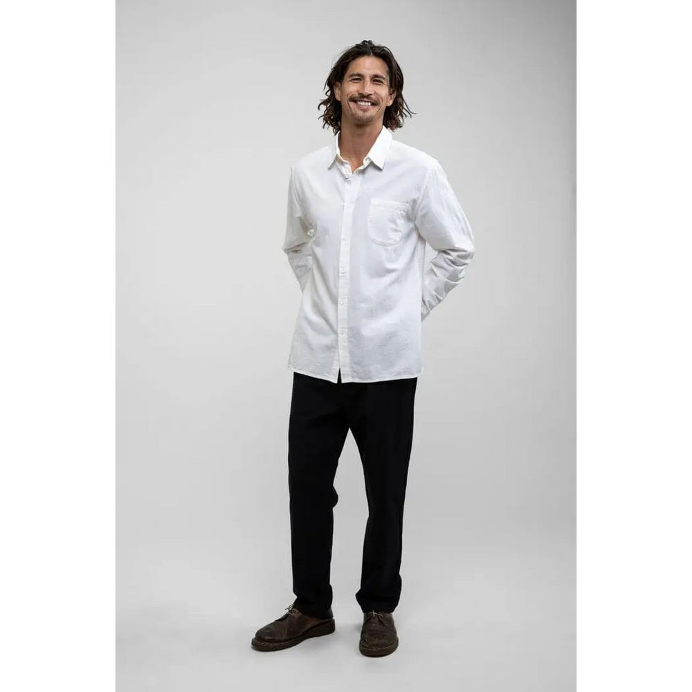 Rhythm Classic Linen Long Sleeve Shirt 