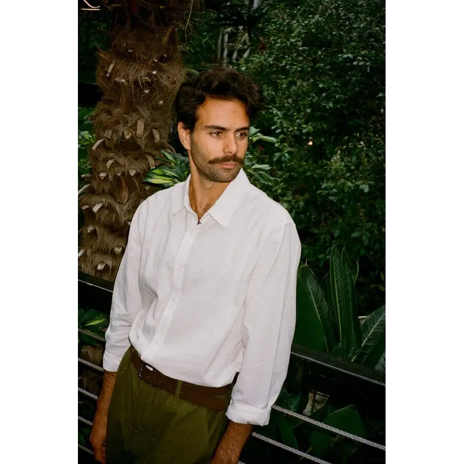 Rhythm Classic Linen Long Sleeve Shirt 