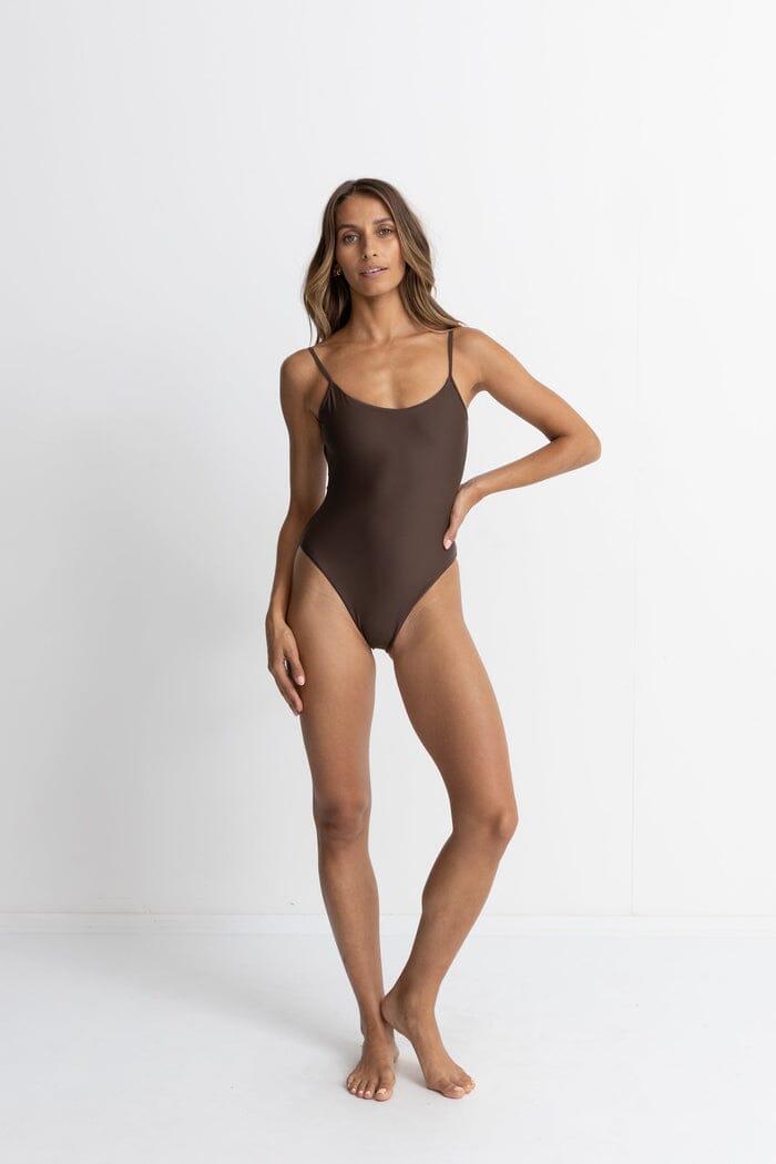 Rhythm Classic Minimal One Piece Swimsuit 