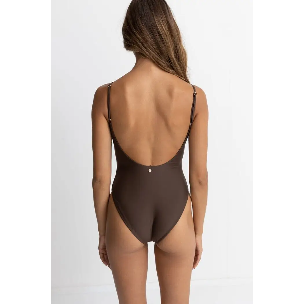 Rhythm Classic Minimal One Piece Swimsuit 
