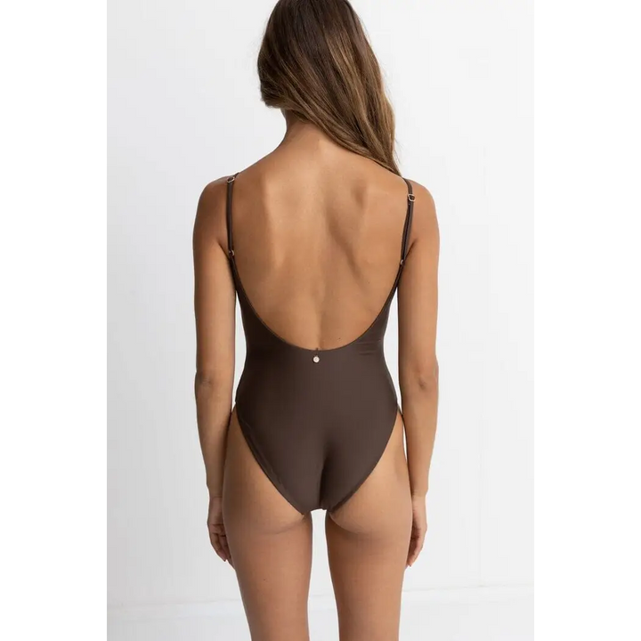 Rhythm Classic Minimal One Piece Swimsuit 