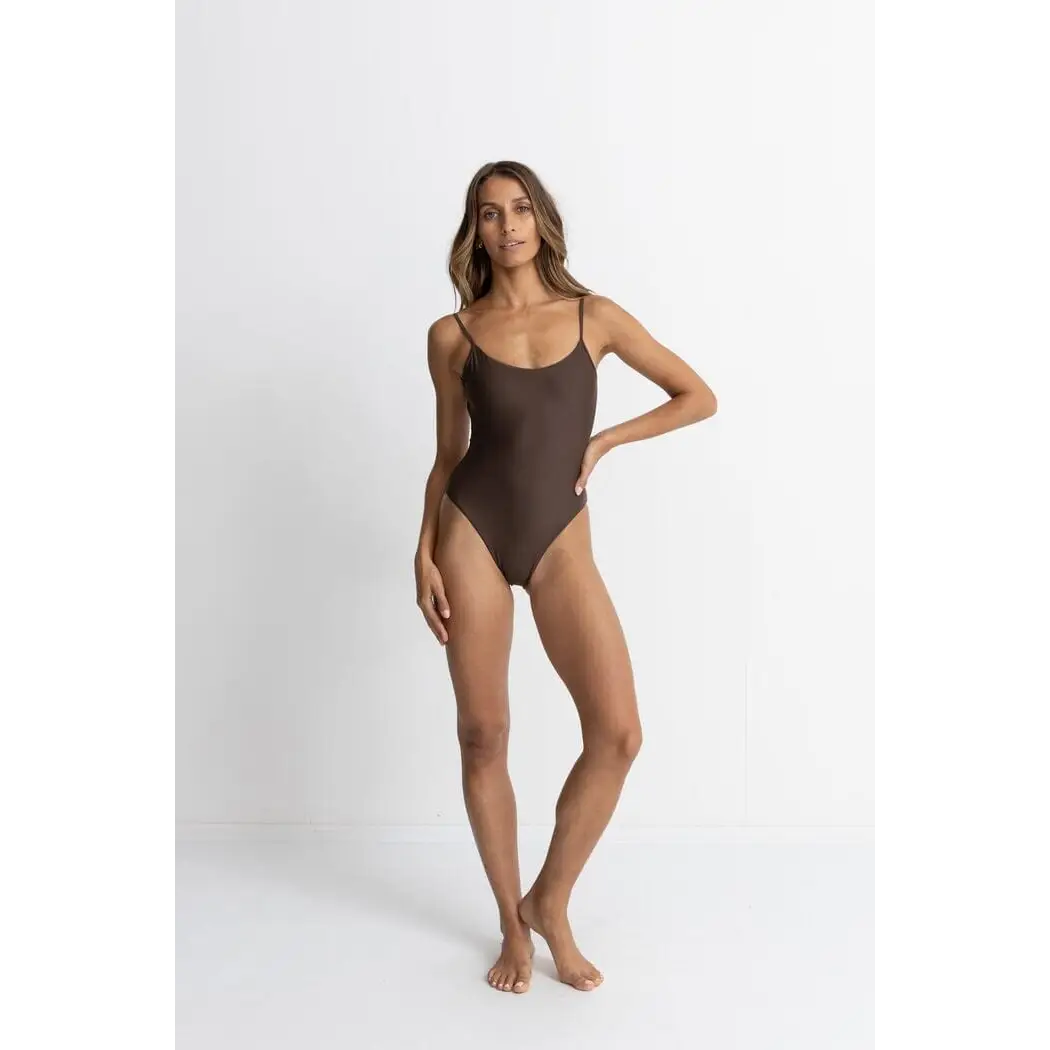 Rhythm Classic Minimal One Piece Swimsuit 