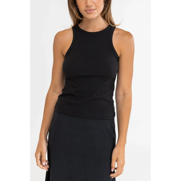 Rhythm Classic Tank Top Black 8 