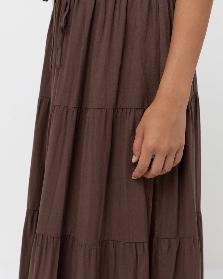 Rhythm Classic Tiered Maxi Skirt 