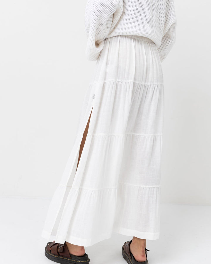 Rhythm Classic Tiered Maxi Skirt 