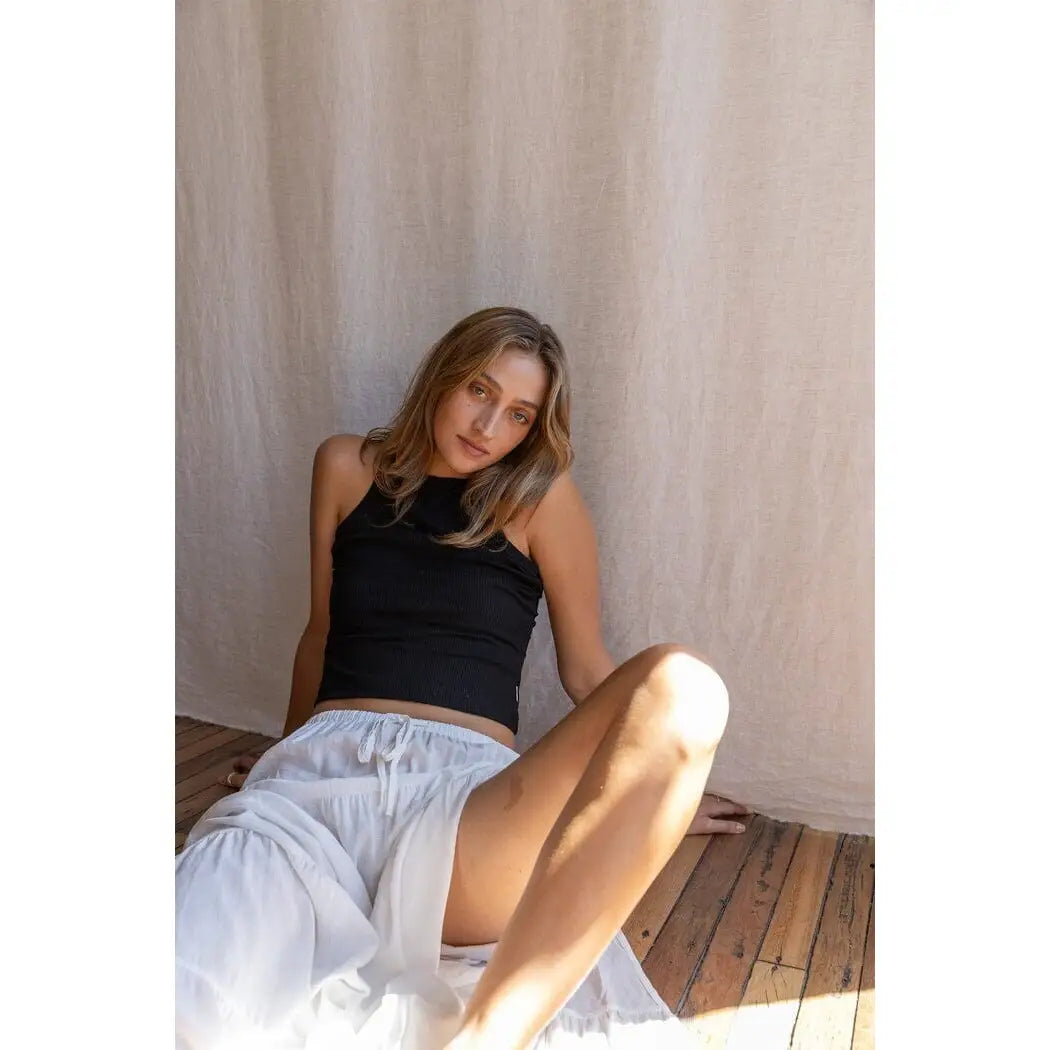 Rhythm Classic Tiered Maxi Skirt 