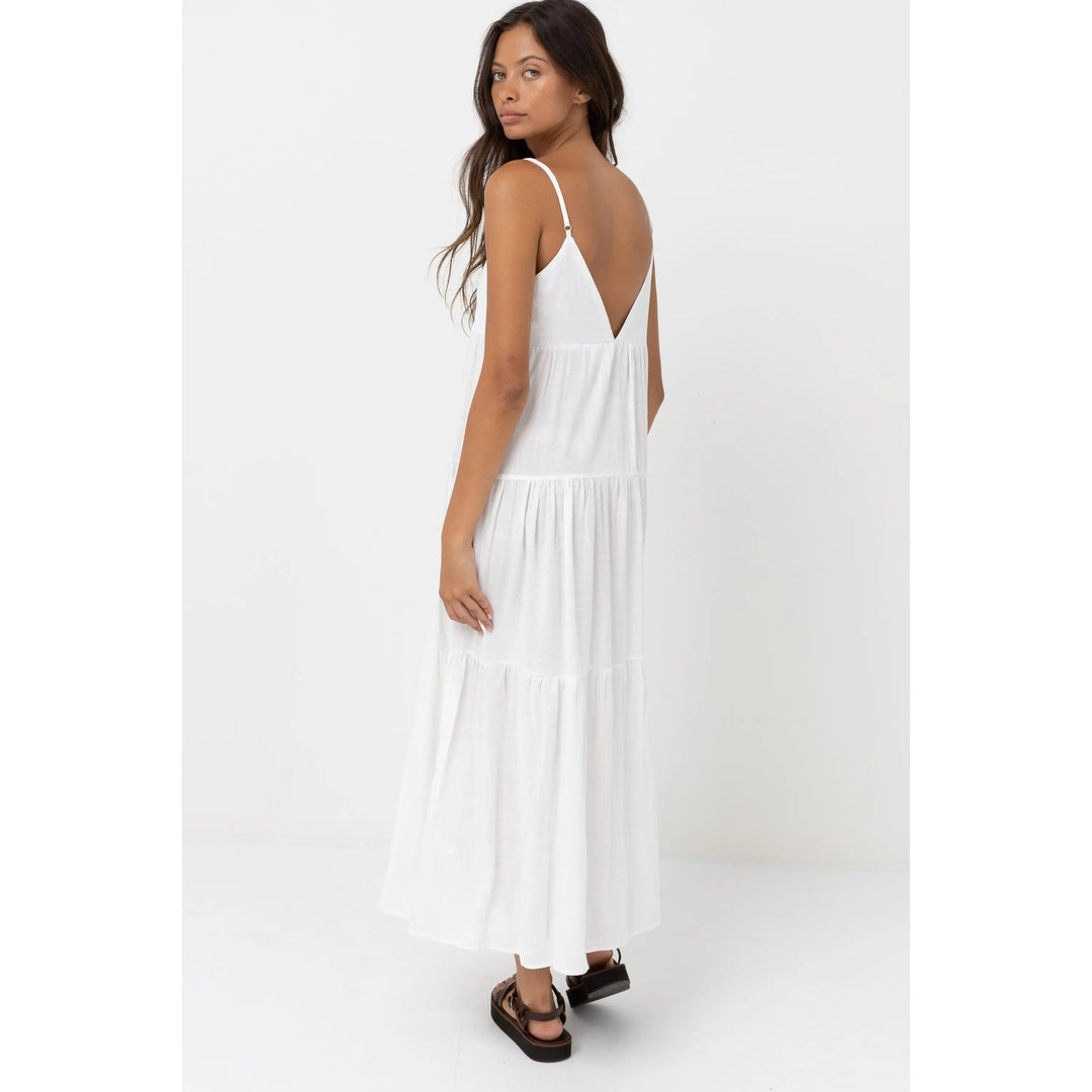 Rhythm Classic Tiered Midi Dress 