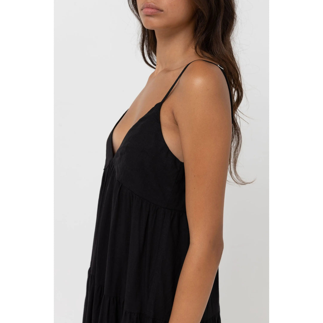 Rhythm Classic Tiered Midi Dress 