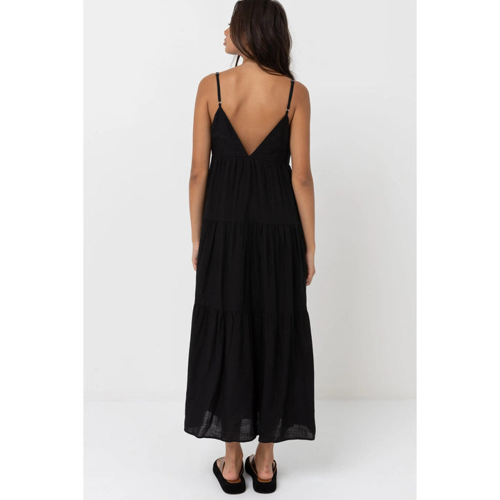 Rhythm Classic Tiered Midi Dress 