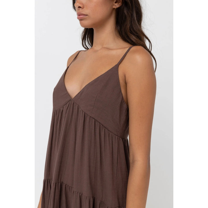 Rhythm Classic Tiered Midi Dress 