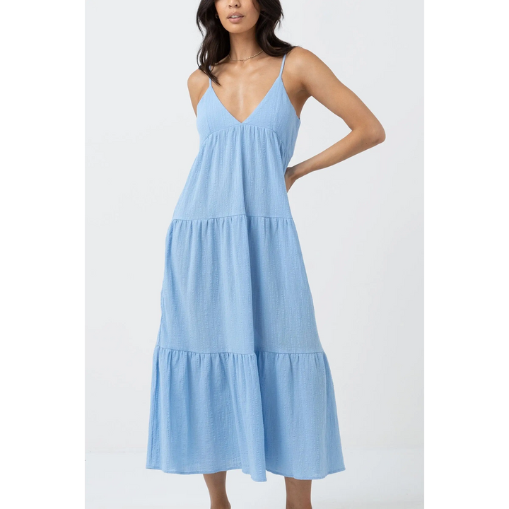 Rhythm Cleo Tiered Midi Dress 