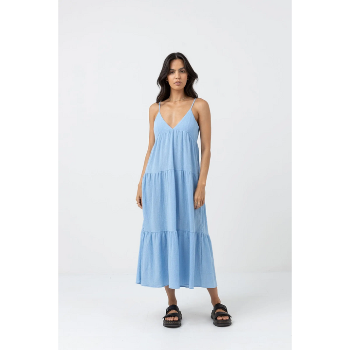 Rhythm Cleo Tiered Midi Dress 