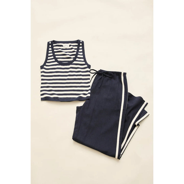 Rhythm Contrast Linen Track Pants