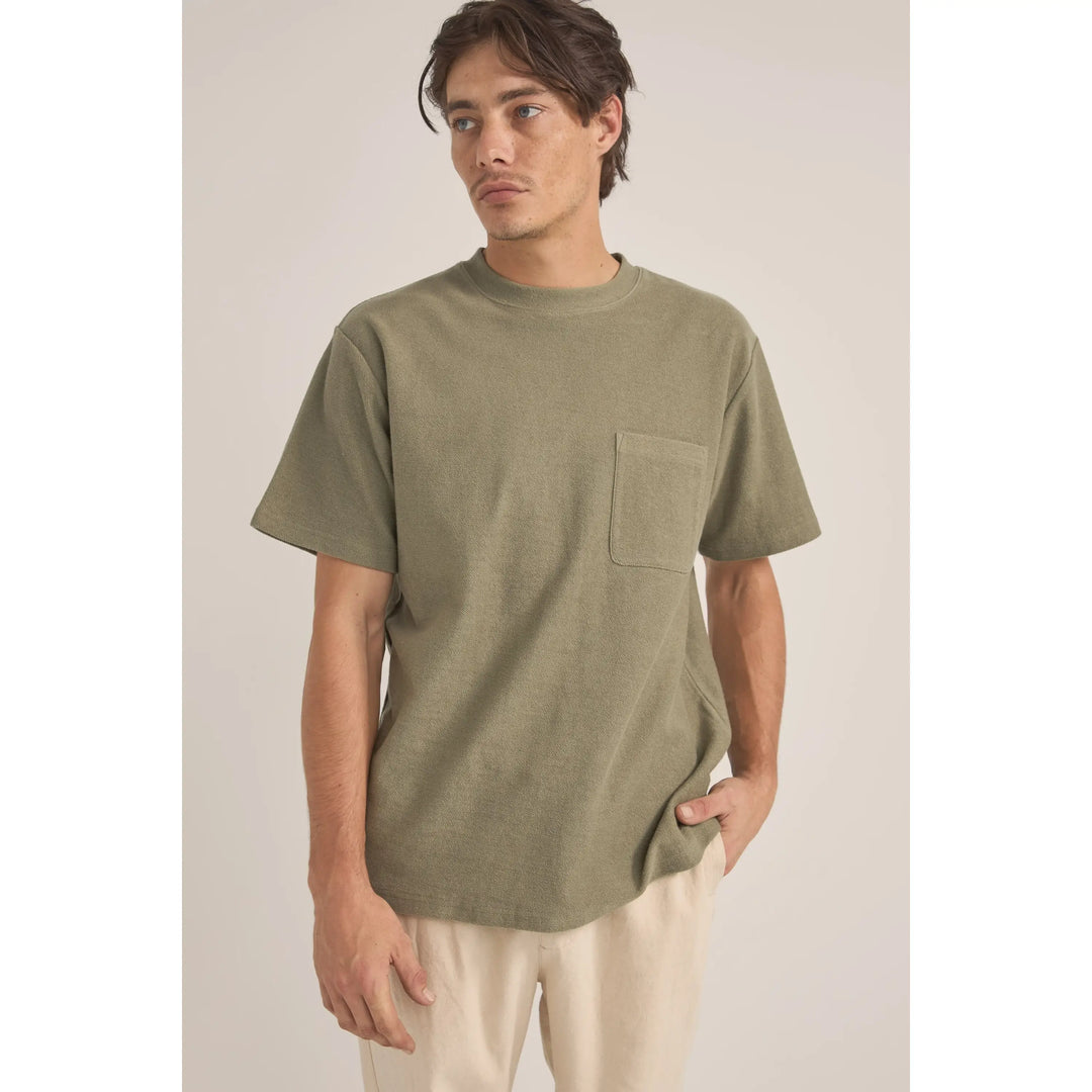 Rhythm Contrast Vintage Terry T-Shirt 
