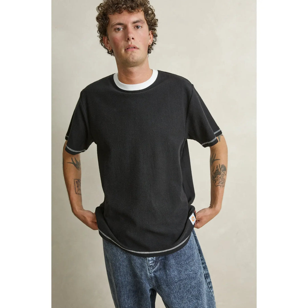 Rhythm Contrast Vintage Terry T-Shirt