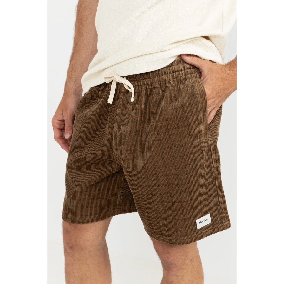 Rhythm Cord Check Jam Shorts 