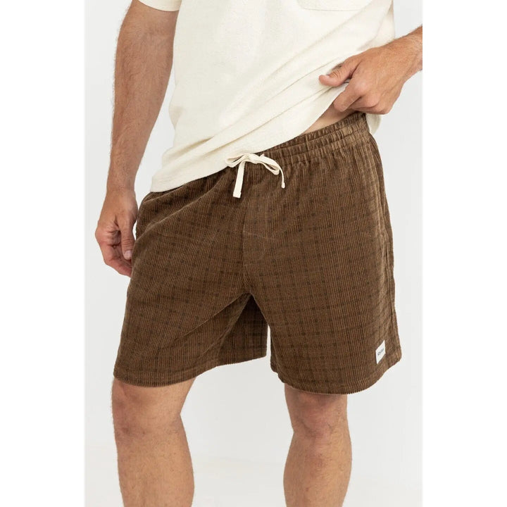 Rhythm Cord Check Jam Shorts 