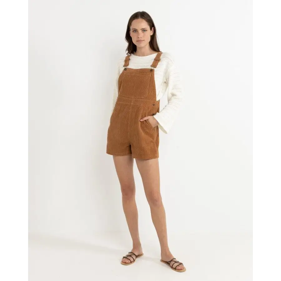 Rhythm Cord Tide Short Overalls 
