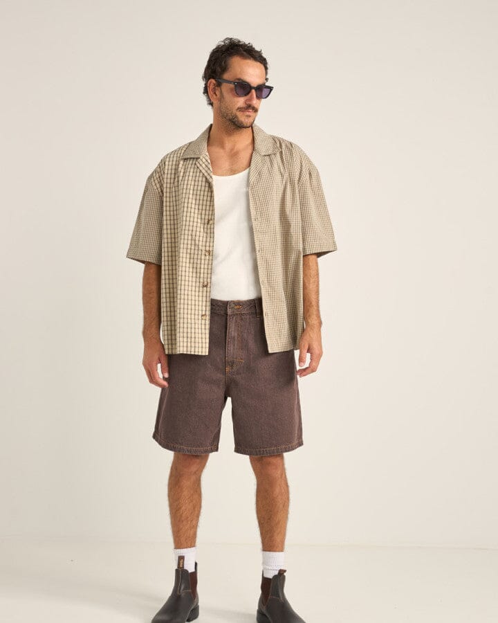 Rhythm Cross Check Relaxed Shirt 