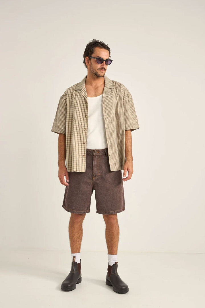Rhythm Cross Check Relaxed Shirt 