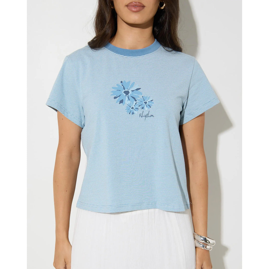 Rhythm Daisy Floral Stripe T-Shirt