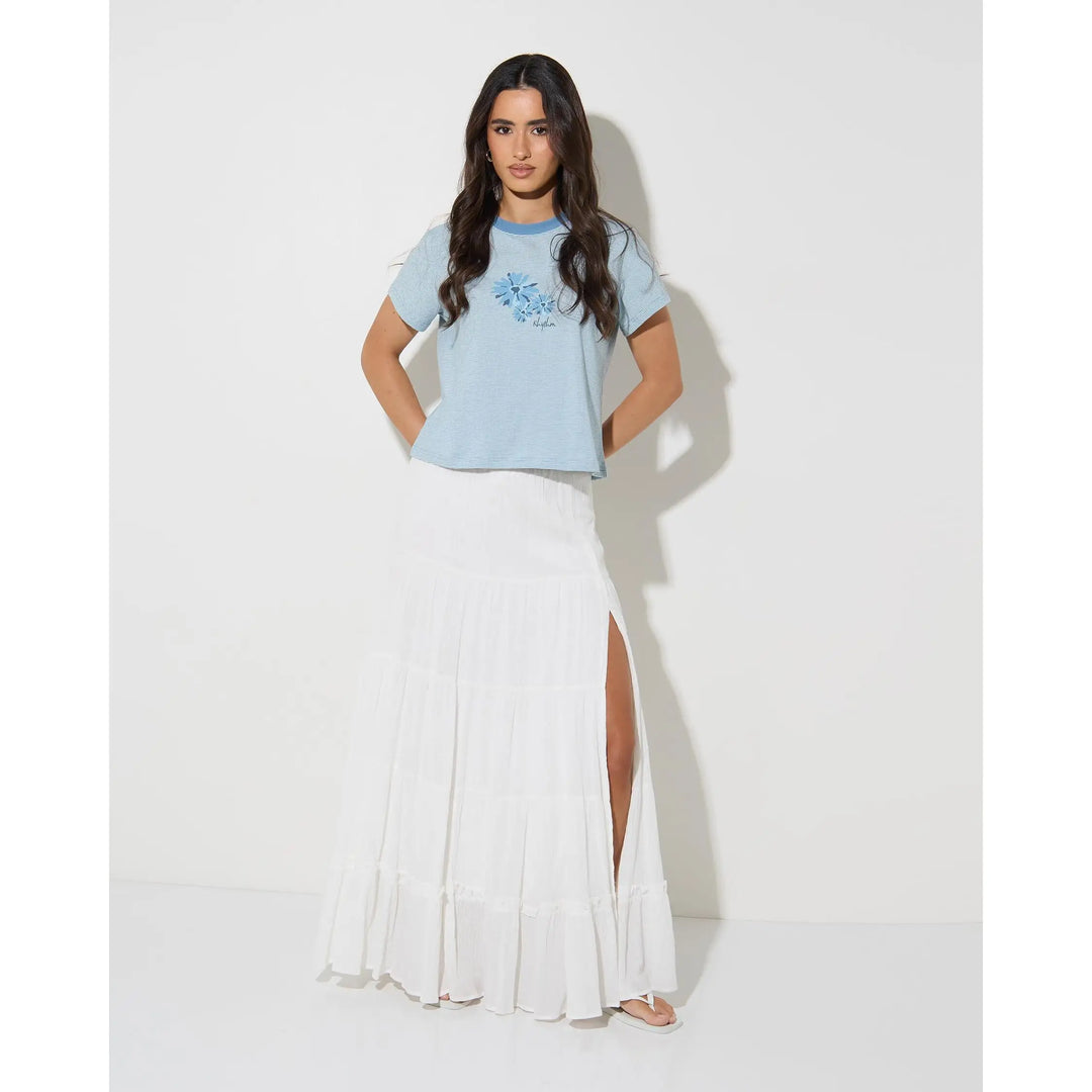 Rhythm Daisy Floral Stripe T-Shirt