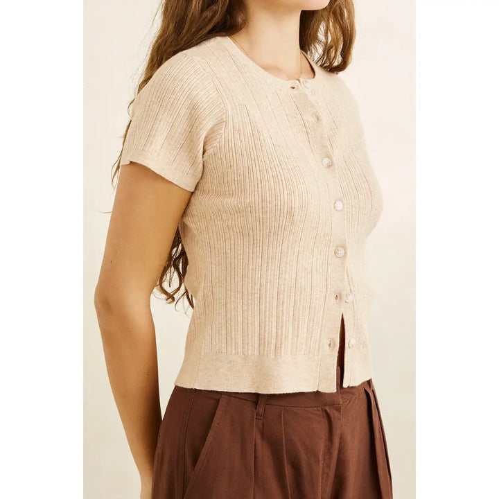 Rhythm Dana Short Sleeve Cardigan